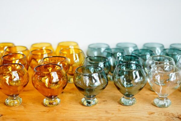 【Onlineshop Release】小野田郁子郁子さんの台付グラス、タルグラス、シャーレをアップしました。
